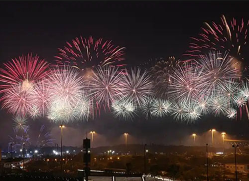 望江县焰火晚会